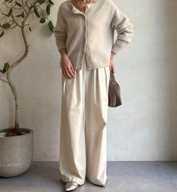  「ファーカシミヤカーディガン」|カーディガン|