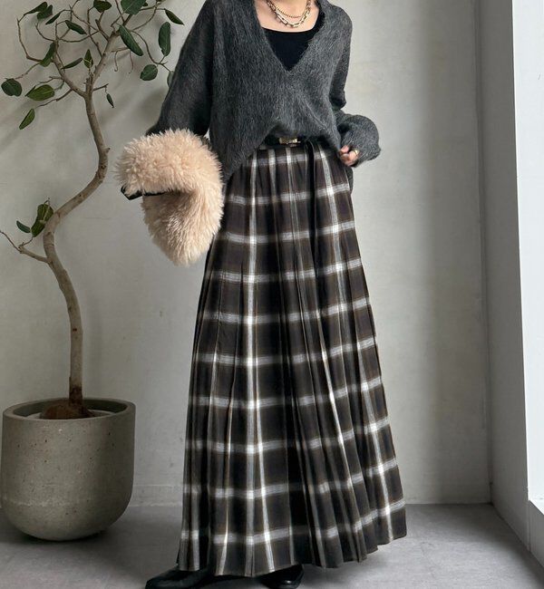  「【新色追加】起毛モヘヤスキッパープルオーバー」|ニット・セーター|