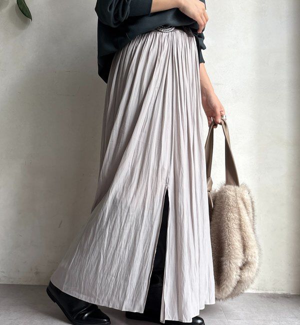  「ウエストリブギャザースカート」|スカート|