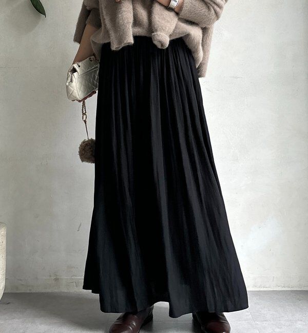  「ウエストリブギャザースカート」|スカート|