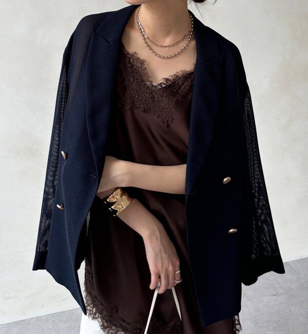  「アシメレースキャミ」|シャツ・ブラウス|