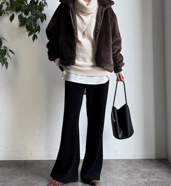  「【WEB限定】フェイクミンクスタンドファーブルゾン」|その他|