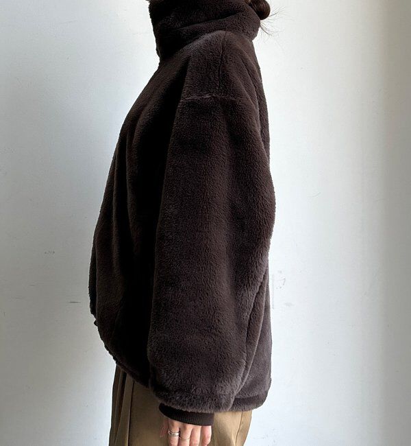  「【WEB限定】フェイクミンクスタンドファーブルゾン」|その他|