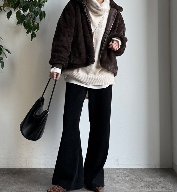  「【WEB限定】フェイクミンクスタンドファーブルゾン」|その他|