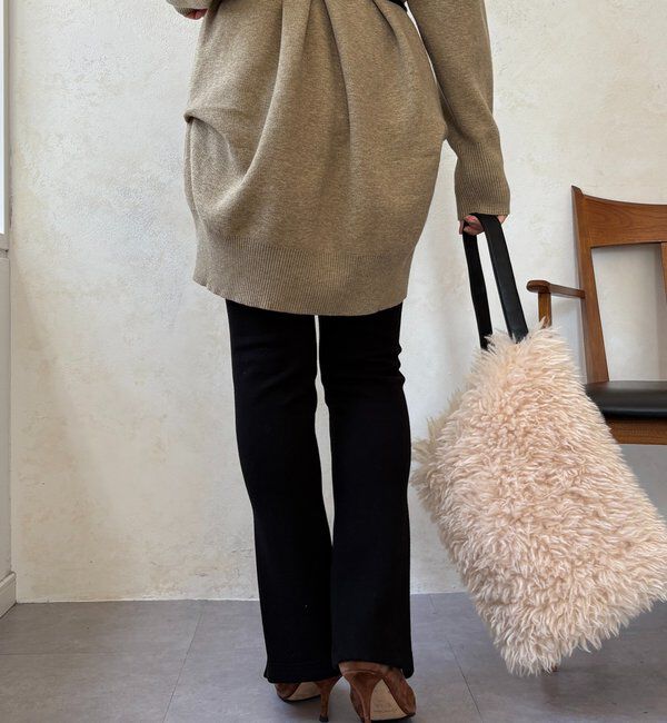  「サイドファスナーレギンスパンツ」|チノ|