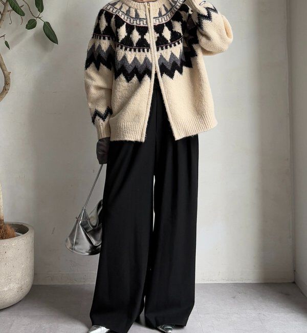  「ウォームタックワイドパンツ」|チノ|