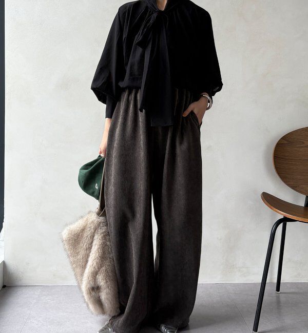  「棒タイ2WAYブラウス」|シャツ・ブラウス|