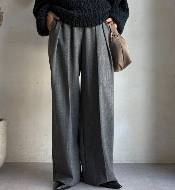  「ソフト起毛ストレッチパンツ」|チノ|