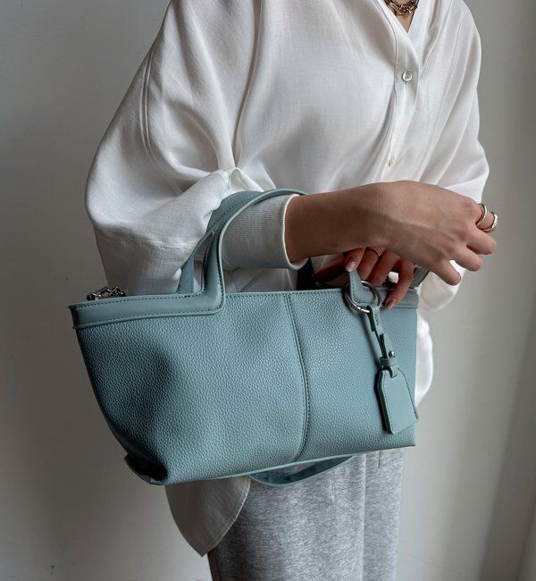  「ハンドルポイントトートバッグ」|トートバッグ|サックスブルー