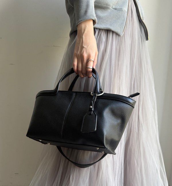  「ハンドルポイントトートバッグ」|トートバッグ|ブラック