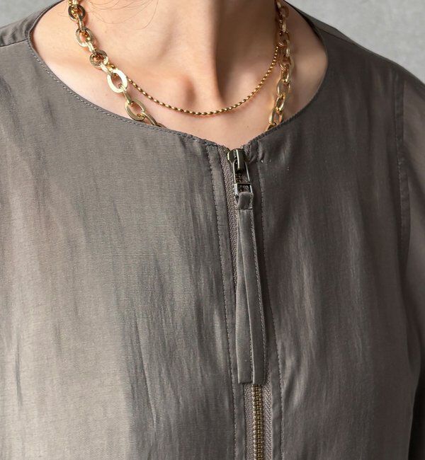  「【WEB限定】バックギャザーフリルブルゾン」|ブルゾン・スタジャン|