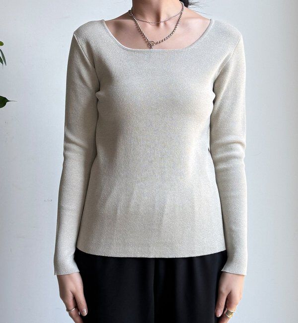  「【REI企画カラーあり】スクエアニットロングスリーブプルオーバー」|ニット・セーター|