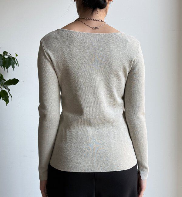  「【REI企画カラーあり】スクエアニットロングスリーブプルオーバー」|ニット・セーター|