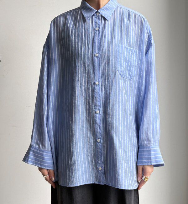  「マルチWAYストライプシャツ」|シャツ・ブラウス|