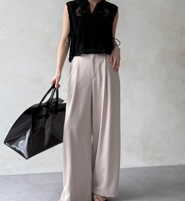  「【WEB限定】タンブラーオックスサイドラインパンツ」|チノ|