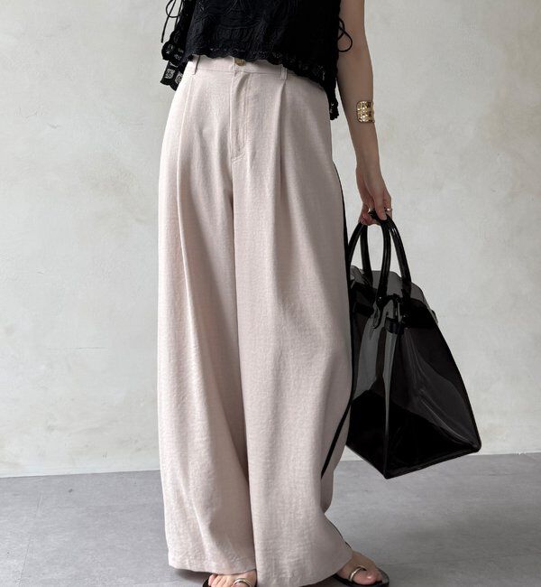  「【WEB限定】タンブラーオックスサイドラインパンツ」|チノ|