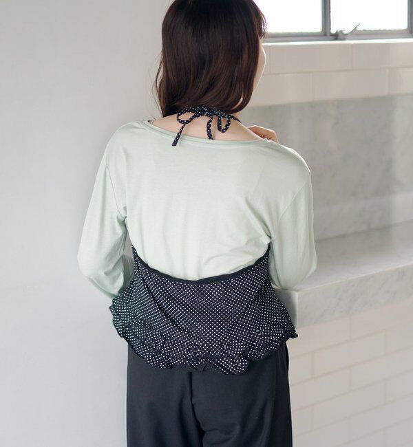  「ドットフリルキャミSET」|Tシャツ・カットソー|