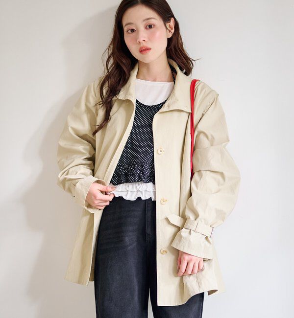  「ドットフリルキャミSET」|Tシャツ・カットソー|