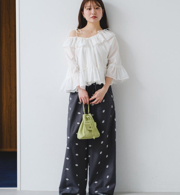  「バタフライフリルブラウス」|シャツ・ブラウス|