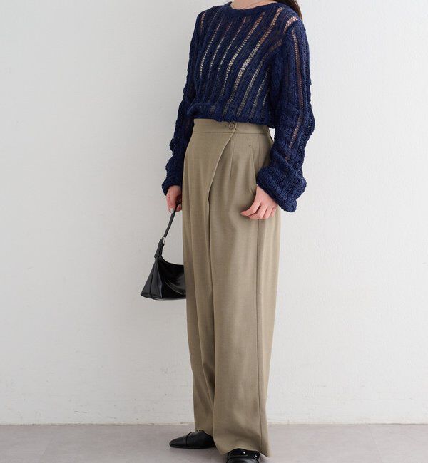  「【4色展開】B ルーズスリーブニットプルオーバー」|その他|