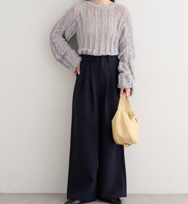  「【4色展開】B ルーズスリーブニットプルオーバー」|その他|