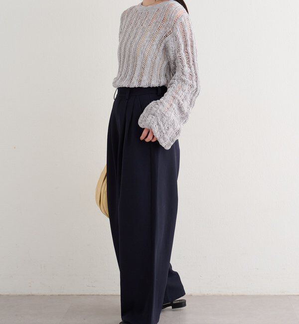  「【4色展開】B ルーズスリーブニットプルオーバー」|その他|