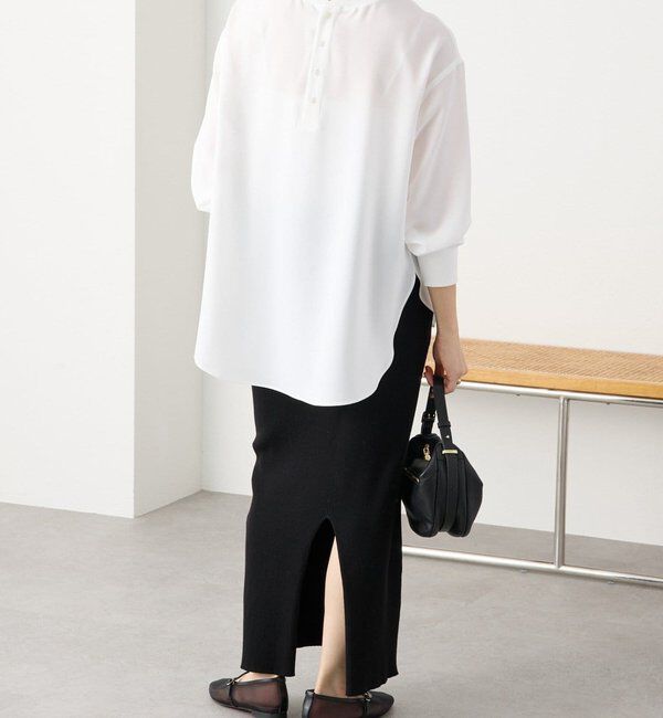  「【さらっと着やすい！/冷房・日焼け対策◎】ジョーゼットポケットブラウス」|シャツ・ブラウス|