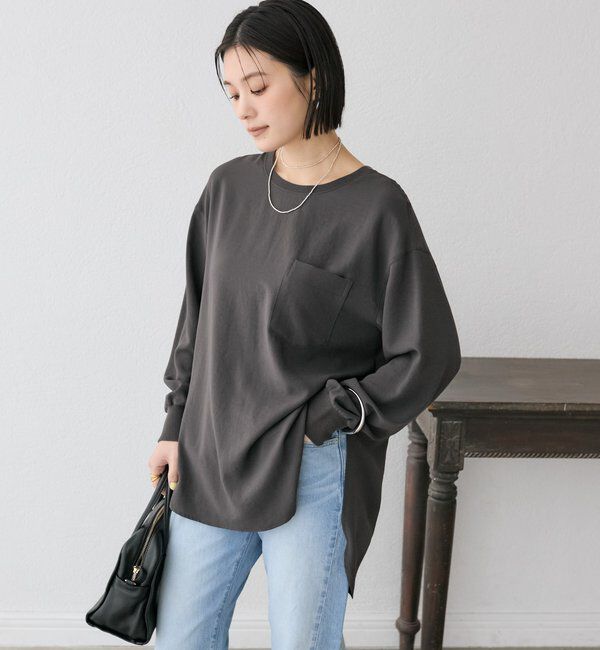  「【さらっと着やすい！/冷房・日焼け対策◎】ジョーゼットポケットブラウス」|シャツ・ブラウス|