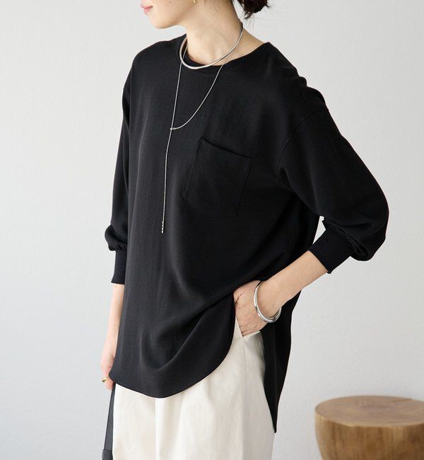  「【さらっと着やすい！/冷房・日焼け対策◎】ジョーゼットポケットブラウス」|シャツ・ブラウス|