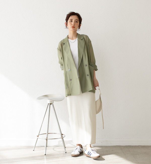  「【マイナス3kg/レビュー高評価☆】リブタイトスカート」|スカート|