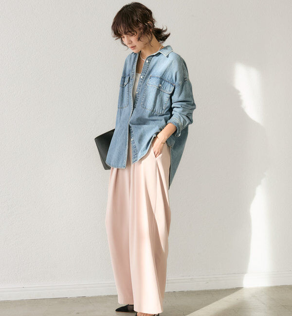  「【ベストセラー】【MONN.:.(モン)】ビッグデニムシャツ」|シャツ・ブラウス|