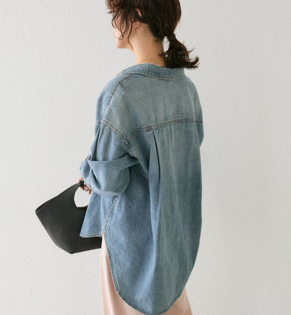  「【ベストセラー】【MONN.:.(モン)】ビッグデニムシャツ」|シャツ・ブラウス|