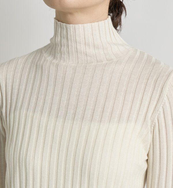  「【新色追加・リバイバル】シルクカシミヤリブニット」|ニット・セーター|