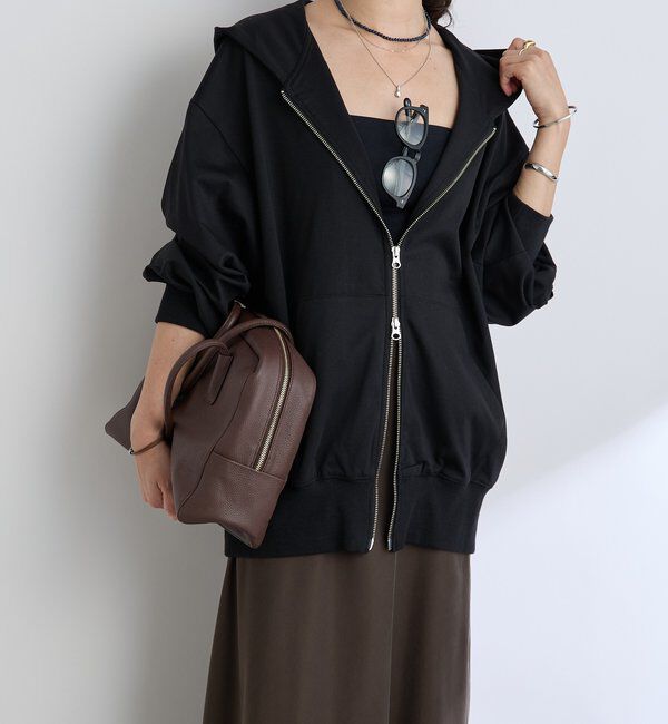  「【MYSELFbyRD/マイセルフバイリヴドロワ】HOODIE」|Tシャツ・カットソー|ブラック