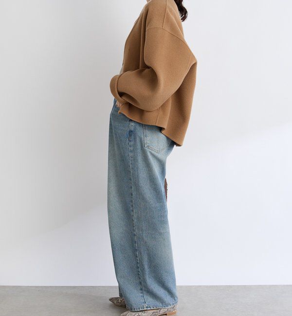  「【上品見え】ウールリバーショートコート」|その他|