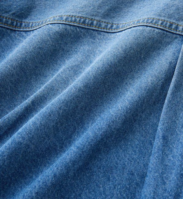  「【MONN.:.(モン)】スキッパーデニムシャツ」|シャツ・ブラウス|