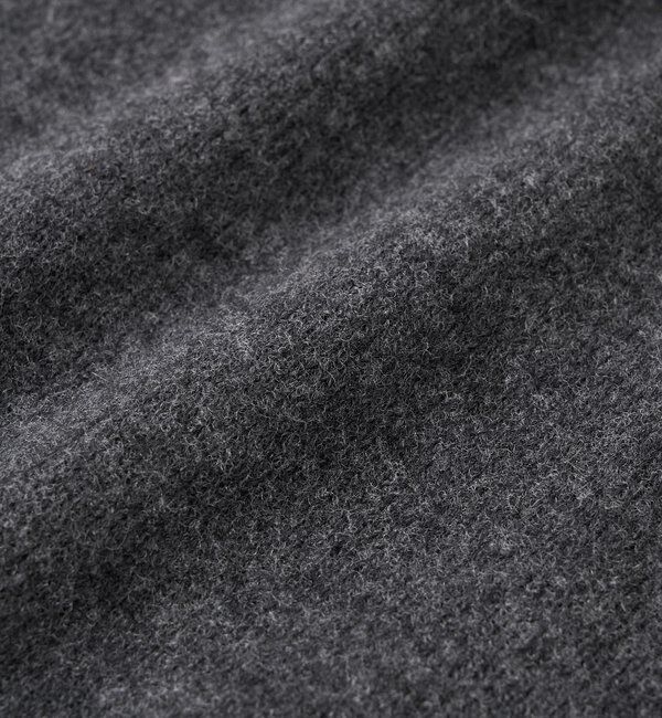  「【フードがアクセントに】ウール100ホールガーメントフーディ」|ニット・セーター|