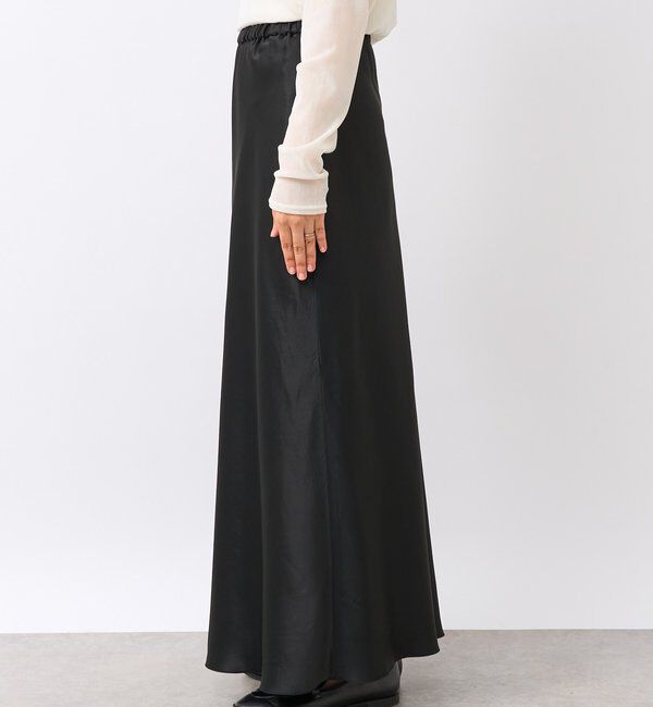  「【リラクシーな履き心地】ヴィンテージサテンバイアススカート」|スカート|