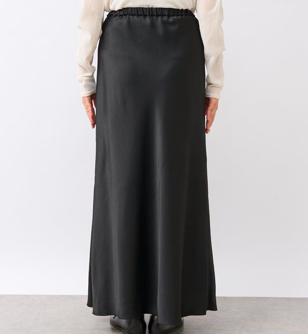  「【リラクシーな履き心地】ヴィンテージサテンバイアススカート」|スカート|