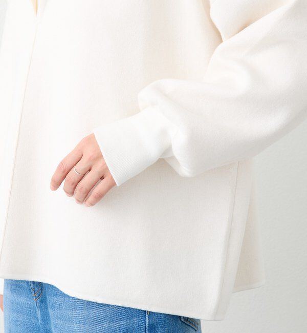  「【抜け感◎】キーネッククッションニット」|ニット・セーター|