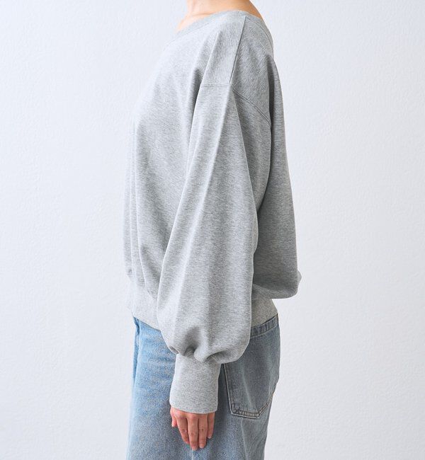  「【前後２way仕様】ボートネック2wayスウェット」|Tシャツ・カットソー|