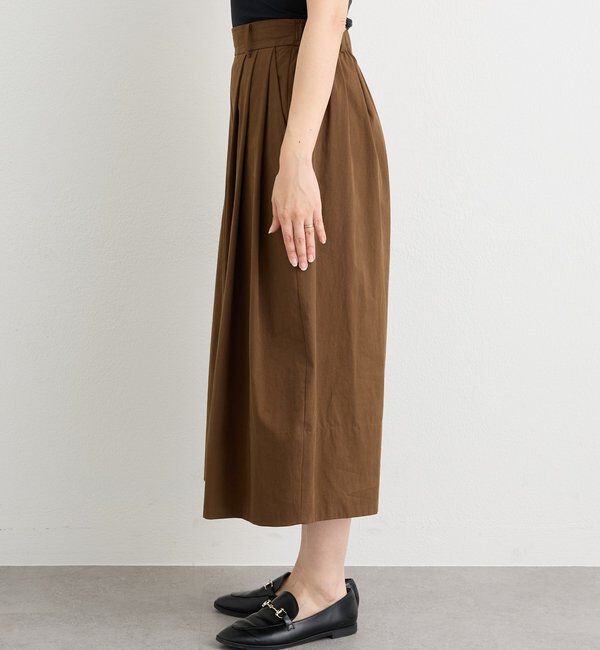  「【遊び心たっぷり】タックワイドキュロット」|キュロット|