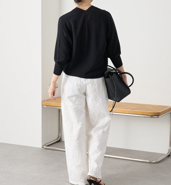  「【軽くしなやかな着心地】ライトギマバックボリュームニット」|ニット・セーター|