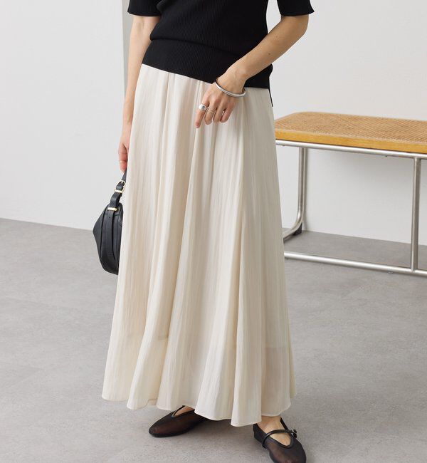  「【軽やか素材】カッセンサーキュラースカート」|スカート|