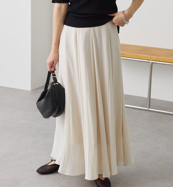  「【軽やか素材】カッセンサーキュラースカート」|スカート|