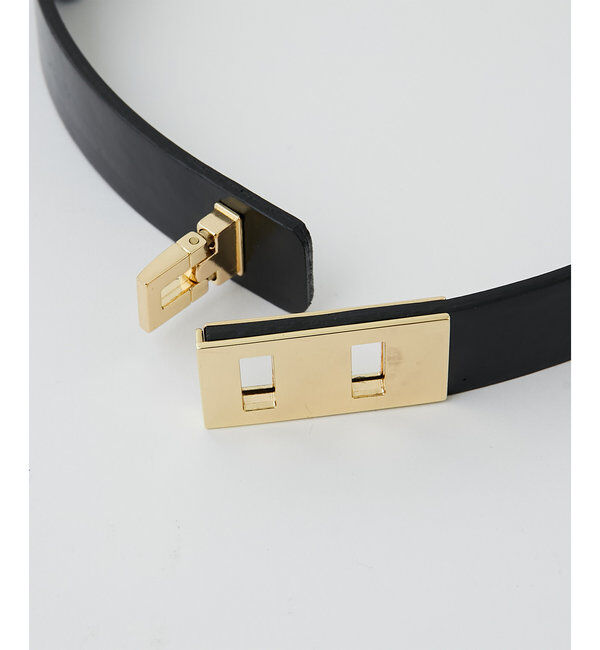  「《ウエスト調整自由自在！》スクエアバックルベルト」|ベルト|