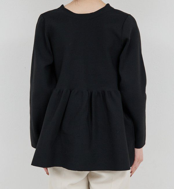  「ペプラムロングカーデ」|ニット・セーター|