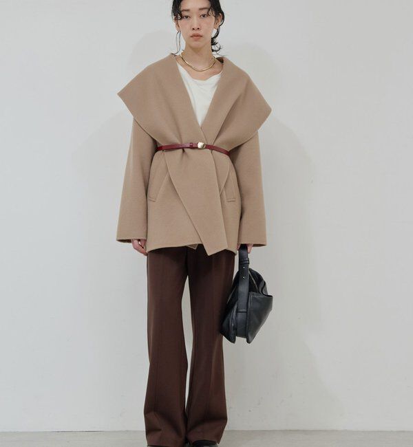  「【楽ちん&times;美脚】【セットアップ対応】ポンチスラックス」|チノ|