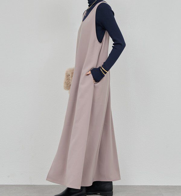  「ディープUネック2WAY ワンピース」|ワンピース|