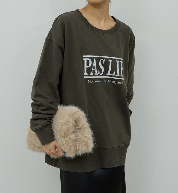  「PASLIEロゴスウェット」|Tシャツ・カットソー|チャコールグレー